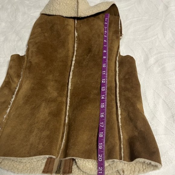 Michael Kors Brown Shearling Vest - Picture 12 of 12